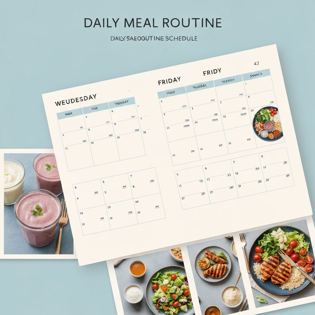 Consistent eating patterns